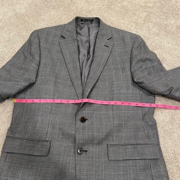 Lauren Ralph Lauren Men's Sports Coat Light Grey Tweed Silk Wool 40R - Picture 9 of 10